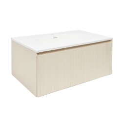 Kúpeľňová skrinka s umývadlom Naturel Austen 80x35x52 cm beige mat Naturel Austen80BG (AUSTEN80BG)