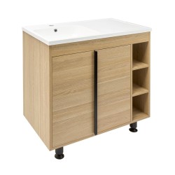 Kúpeľňová skrinka s umývadlom Naturel Lucca 79x70x45 cm dub mat LUCCA80D (LUCCA80D)