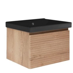 Kúpeľňová skrinka s umývadlom Naturel Savona 78x43x45 cm dub mat SAVONA80DHU1B (SAVONA80DHU1B)