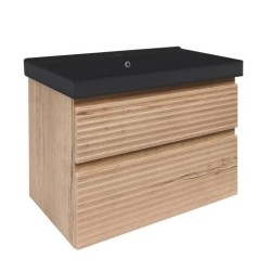 Kúpeľňová skrinka s umývadlom Naturel Savona 78x53x45 cm dub mat SAVONA280DHU1B (SAVONA280DHU1B)