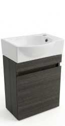 Kúpeľňová skrinka s umývadlom Naturel Verona 40x53, 2x22 cm tmavé drevo mat VERONA40TDBR (VERONA40TDBR)