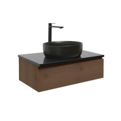 Kúpeľňová skrinka s umývadlom SAT B-Way 59x30x45 cm orech mat BWAY60NUTZUB (BWAY60NUTZUB)