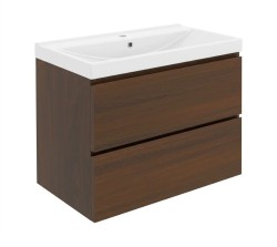 Kúpeľňová skrinka s umývadlom SAT B-Way 59x50x45 cm orech mat BWAY260NUTU1 (BWAY260NUTU1)