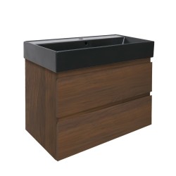 Kúpeľňová skrinka s umývadlom SAT B-Way 59x50x45 cm orech mat BWAY260NUTU2BB (BWAY260NUTU2BB)