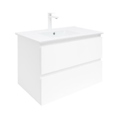 Kúpeľňová skrinka s umývadlom SAT B-Way 79x50x45 cm biela lesk BWAY280WU4B2 (BWAY280WU4B2)
