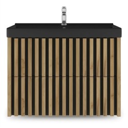 Kúpeľňová skrinka s umývadlom SAT Delano 80x46 cm dub mat DELANO80ZDCUMB (DELANO80ZDCUMB)