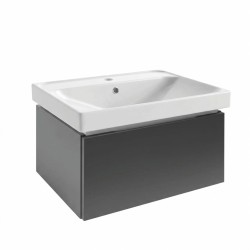 Kúpeľňová skrinka s umývadlom SAT Feel 60x30x46 cm antracit mat SATFEEL60ANTU5 (SATFEEL60ANTU5)