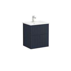 Kúpeľňová skrinka s umývadlom VitrA Root 60x67x46 cm modrá mat ROOTG60BINTS (ROOTG60BINTS)
