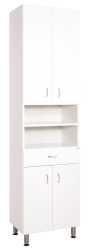 Kúpeľňová skrinka vysoká Keramia Pro 50x192x33, 3 cm biela PROV50DV (PROV50DV)