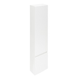 Kúpeľňová skrinka vysoká Naturel Savona 40,2x157x21,7 cm biela lesk SAVONAV40BI (SAVONAV40BI)