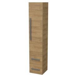 Kúpeľňová skrinka vysoká SAT Cube Way 32,5x162,5x33 cm dub Hickory CUBE3CHV35DH (CUBE3CHV35DH)