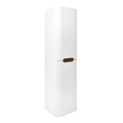 Kúpeľňová skrinka vysoká SAT Fusion 40x149x33 cm biela mat SATFUSIONV40W (SATFUSIONV40W)