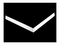 Lansanit Krycí panel k vaničke štvorcový 100x100 výška 100 mm vr. nožičiek (LANPANC100)