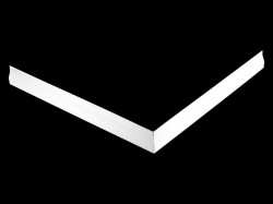 Lansanit Panel krycí k obdĺžnikovej vaničke, biely vr. montážnych nôh 1200x1200 mm (LANPANO)