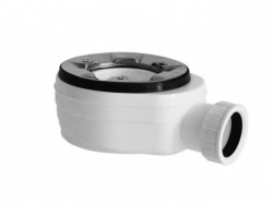 Lansanit Sifón pre sprchové vaničky LUX nízky, chróm, prietok 52 l/min (LANSIFLUXN)