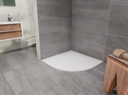 Lansanit Sprchová vanička LUX 900x900 mm, štvrťkruh (LANLUX90K)