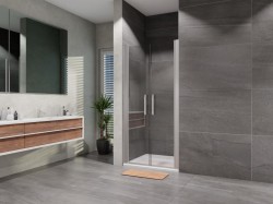 Lansanit Sprchové dvere Elisa AS2 800, chróm / matné sklo (LAN03004)