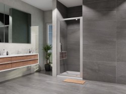 Lansanit Sprchové dvere Elisa PF 800, chróm/číre sklo (LAN03035)