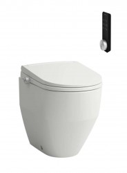 Laufen - Cleanet Pro Stojící elektronický bidet s keramikou, vario odpad, Rimless, SoftClose, bílá (H603890000S002)