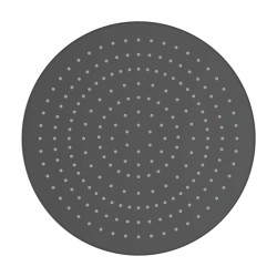 Laufen - Hlavová sprcha, priemer 30 cm, matná čierna (H3679810812321)