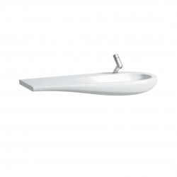 Laufen - Il Bagno Alessi One Nábytkové umývadlo, 120x50 cm, s 1 otvorom na batériu, s LCC, biela (H8149744001041)