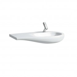 Laufen - Il Bagno Alessi One Nábytkové umývadlo, 90x50 cm, s 1 otvorom na batériu, s LCC, biela (H8149764001041)