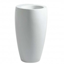 Laufen - Il Bagno Alessi One Umývadlo, 53x53 cm, biela-bez otvoru na batériu, s LCC (H8119724001091)