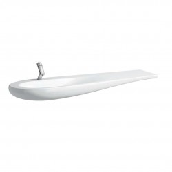 Laufen - Il Bagno Alessi One Umývadlo do nábytku, 160x50 cm, biela-1 otvor na batériu, stredový, s LCC (H8149714001041)