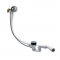 Laufen - Il Bagno Alessi One Vaňová odtoková a prepadová súprava, s napúšťaním Exafill, chróm (H2944980040001)