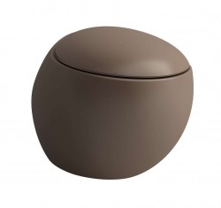 Laufen - Il Bagno Alessi Závesné WC, Rimless, matná hnedá (H8209711880001)