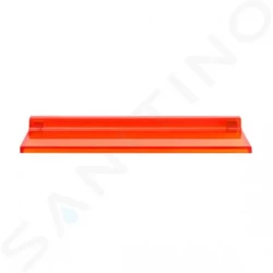 Laufen - Kartell Polička na stenu – štandardné vyhotovenie, farba oranžová mandarínka (H3853300820001)