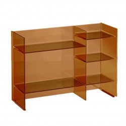 Laufen - Kartell Policový regál, 75x26x53 cm, jantár (H3893310810001)