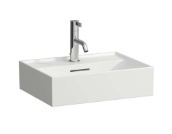 Laufen - Kartell Umývadlo 45x34 cm, s prepadom, bez otvoru na batériu, matná sivá (H8153307591091)