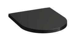 Laufen - Kartell WC doska, čierna (H8913320200001)