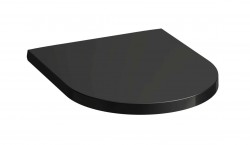 Laufen - Kartell WC doska, SoftClose, čierna (H8913330200001)