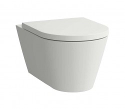 Laufen - Kartell Závesné WC, vario odpad, Rimless, matná biela (H8203377570001)