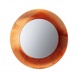 Laufen - Kartell Zrkadlo v ráme, priemer 78 cm, oranžová (H3863310820001)