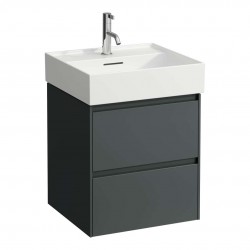 Laufen - Lani Umývadlová skrinka, 48x45x52 cm, 2 zásuvky, sivá (H4035121122661)