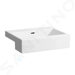 Laufen - Living Polozápustné umývadlo, 550 mm x 460 mm, biela – bez otvoru na batériu (H8134320001091)