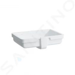 Laufen - Living Vstavané umývadlo, 545 mm x 360 mm, biela – bez otvoru na batériu (H8124310001091)