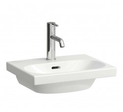 Laufen - Lua Umývadielko nábytkové 45x35 cm, s prepadom, otvor na batériu, LCC, biela (H8160804001041)