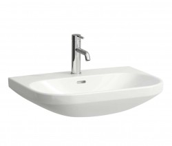 Laufen - Lua Umývadlo 46x65 cm, s prepadom, otvor na batériu, LCC, biela (H8110864001041)