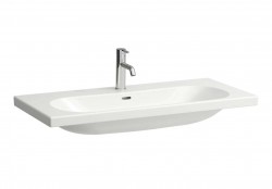 Laufen - Lua Umývadlo nábytkové 46x100 cm, s prepadom, otvor na batériu, biela (H8100890001041)