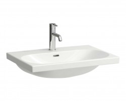 Laufen - Lua Umývadlo nábytkové 46x65 cm, s prepadom, otvor na batériu, LCC, biela (H8100844001041)