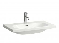 Laufen - Lua Umývadlo nábytkové 46x80 cm, s prepadom, otvor na batériu, LCC, biela (H8100874001041)