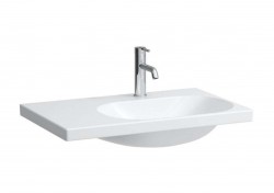 Laufen - Lua Umývadlo nábytkové 75x46 cm, bez prepadu, otvor na batériu, biela (H8170850001111)