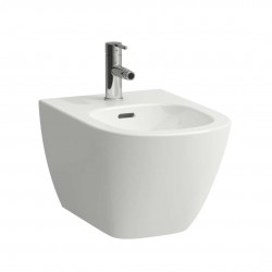 Laufen - Lua Závesný bidet, otvor na batériu, biela (H8300810003021)