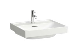 Laufen - Meda Umývadlo 55x46 cm, s prepadom, s otvorom na batériu, LCC, biela (H8101124001041)