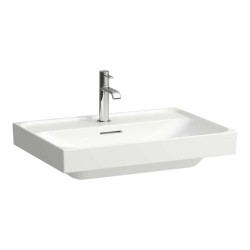Laufen - Meda Umývadlo, 65x46 cm, s prepadom, otvor na batériu, biela (H8101140001041)