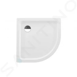 Laufen - Platina Sprchová vanička štvrťkruh, 900 mm x 900 mm – s protihlukovými podložkami, biela (H2150180000401)